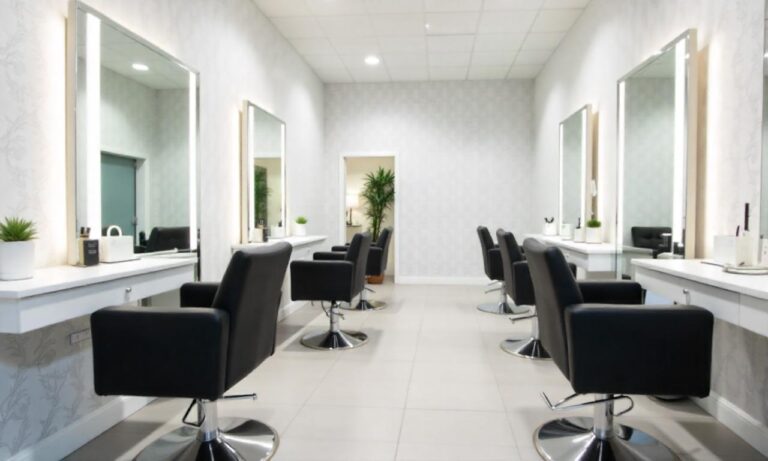 salon interior both sides