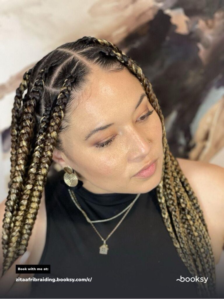 Jumbo knotless braids Mckinney