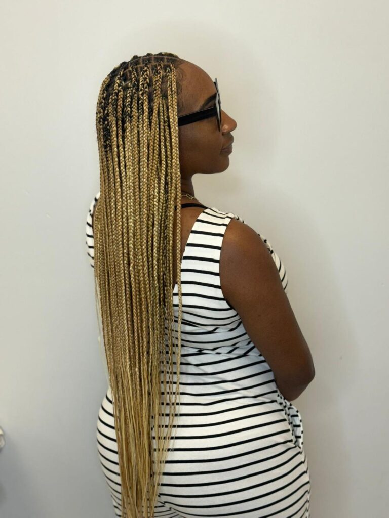 Small knotless McKinney ZitaAfro braids